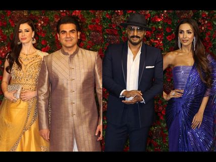 Arbaaz Khan's Awkward Encounter With Ex-wife Malaika Arora At Deepika & Ranveer's Reception