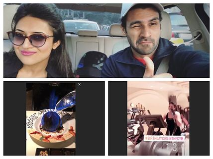 Divyanka Tripathi Rings In Her Birthday With Husband Vivek; YHM’s Karan, Anita & Others Wish Her!