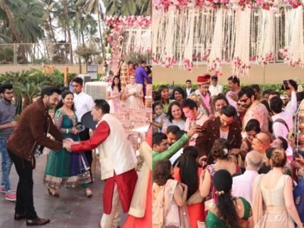 Ranveer Singh Gate Crashes Wedding, Congratulates Couple During Simmba Promotions!