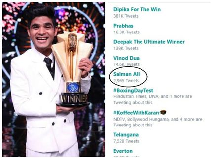 Salman Ali Lifts The Indian Idol 10 Trophy; Fans Congratulate Him!