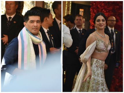Kiara Advani & Manish Malhotra Arrive At Isha Ambani's Wedding Ceremony! View Pictures
