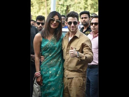 Gosh, That Chooda & Sindoor! Priyanka Chopra & Nick Jonas Make FIRST PUBLIC APPEARANCE Post Wedding