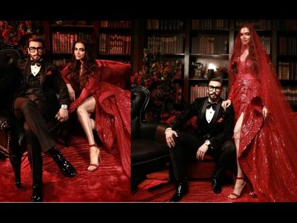 Deepika Padukone-Ranveer Singh's Bollywood Party: The Couple Redefine Hotness In The First Pics