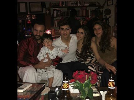 Inside Pictures: Sara Ali Khan Rings In Christmas With Taimur, Ibrahim, Saif & Kareena!