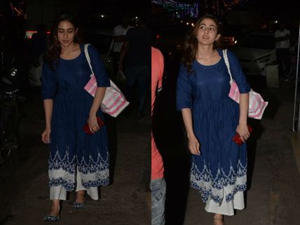 Sara Ali Khan Snapped Taking A Casual Stroll By Herself; She Is Truly Bindaas