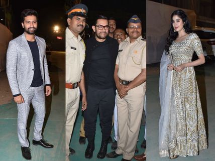 Janhvi Kapoor, Vicky Kaushal & Aamir Khan Make Heads Turn At Umang Awards 2019