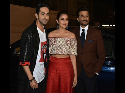 Ayushmann Khurrana, Parineeti Chopra, Anil Kapoor Pose For Pictures At Umang Awards 2019!