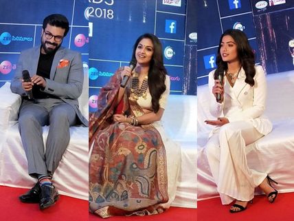 Zee Cine Awards Telugu 2018: Ram Charan, Keerthy Suresh, Rashmika & Others Steal The Show; View Pics