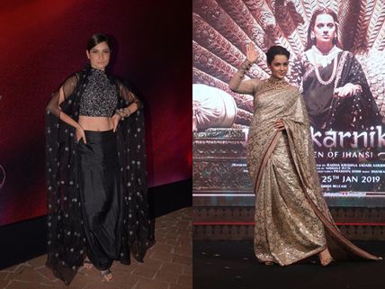 Kangana Ranaut & Ankita Lokhande Look Like Queens At Manikarnika Music Launch