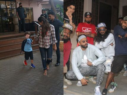Ranveer Singh Poses With Real Life Gully Boys; AbRam Khan Snapped With Mum Gauri Khan