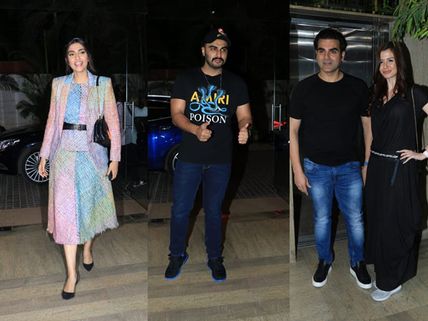 Sonam Kapoor, Arjun Kapoor, And Arbaaz Khan Attend Ek Ladki Ko Dekha Toh Aisa Laga Screening