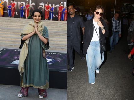 Kangana Ranaut Oozes Grace At Manikarnika Song Launch; Kareena Kapoor Rocks Baggy Jeans At Airport