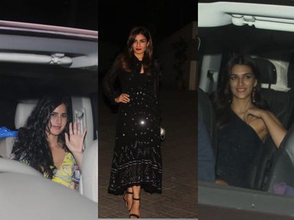 Sidharth Malhotra’s Star-Studded Birthday Party; Katrina, Kriti Sanon, Raveena Tandon Attend!