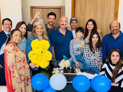 Power Of Love! Hrithik Roshan Celebrates His B'day With Dad Rakesh Roshan; Reveals He's Up & About