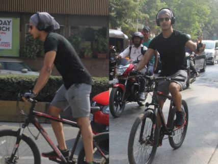 Ishaan Khatter’s EPIC Reply To Being Schooled On Road Safety During A Bicycle Ride