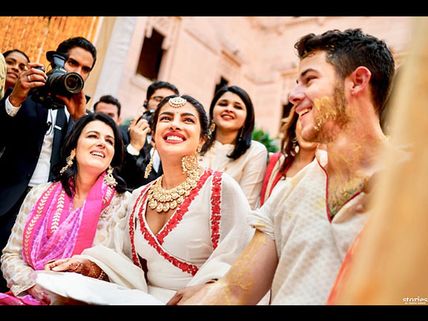 New Inside Pictures From Priyanka Chopra's Grand Haldi Ceremony Held At Umaid Bhawan Palace!