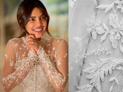 Priyanka Chopra's Wedding Gown: Inside Details About The Embroidery On Her Ralph Lauren Outfit!