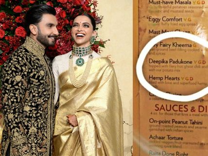 Ranveer Singh Has A Killer Reaction To A Restaurant Naming A Dosa After Deepika Padukone!