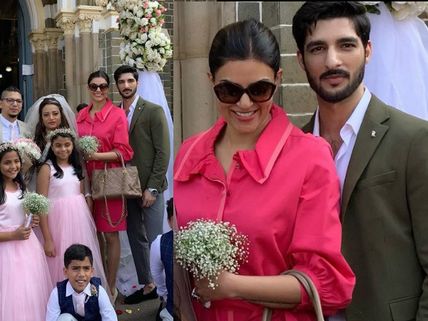 Sushmita Sen And Her Beau Rohman Shawl Drop Major Couple Goals At A Friend's Wedding [PICS]