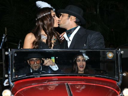 Prateik Babbar And Sanya Sagar Vintage Themed Wedding Reception; INSIDE PICTURES!