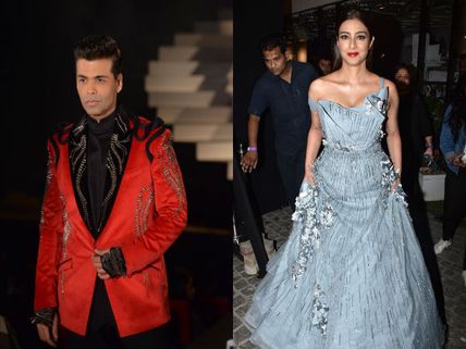 PHOTOS: Tabu & Karan Johar Turn Showstoppers At Gaurav Gupta’s Fashion Show