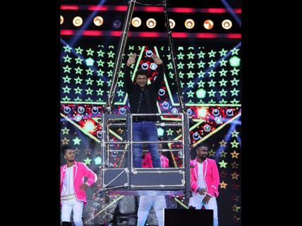 Puneeth Rajkumar & Rachita Ram Spotted At Nata Sarvabhouma Audio Launch! INSIDE PICS 