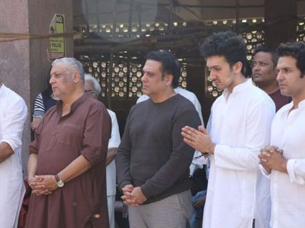 Govinda And Family Pay Last Respects To His Nephew Janmendra Ahuja At His Funeral