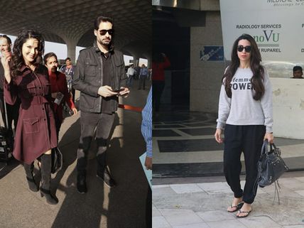 Sunny Leone & Her Hubby Snapped At Airport; Karishma Kapoor Goes Casual For Her Day Out In The City