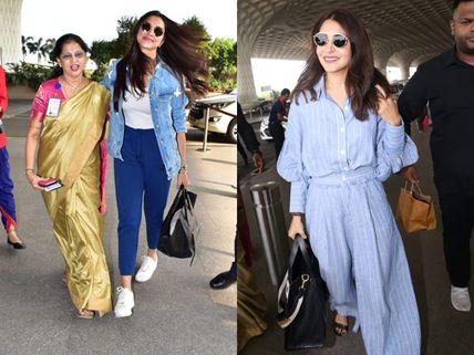 Deepika Padukone’s Windswept Airport Look; Anushka Sharma Walks Into Airport With A Lovely Smile 