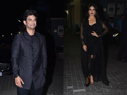 Sonchiriya Screening: Bhumi Pednekar Looks Ravishing, Sushant Singh Rajput Is All Smiles