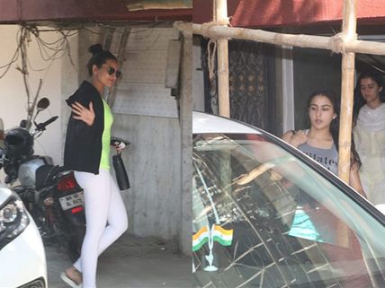 Sonakshi Sinha & Sara Ali Khan Hit The Gym Even On Drab Mondays; Pics!