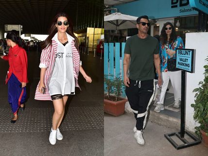 Arjun Rampal And His Girlfriend Gabriella Snapped In The City; Kriti Sanon Spotted At Airport