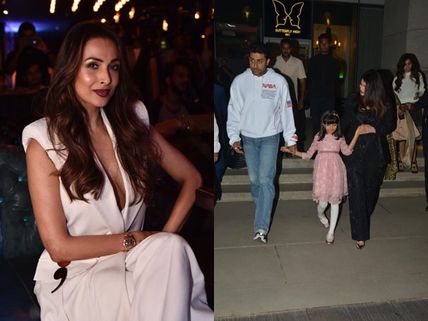 Abhishek Bachchan Celebrates Birthday With Aishwarya & Aaradhya; Malaika Arora Stuns At An Event