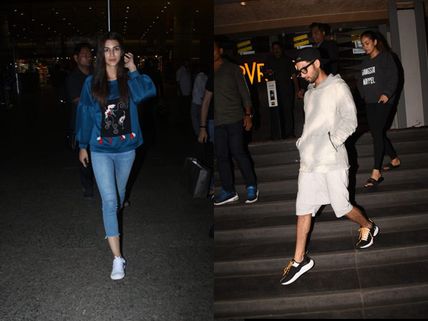 Shahid Kapoor & Mira Rajput Catch A Late Night Movie; Kriti Sanon Snapped At The Airport