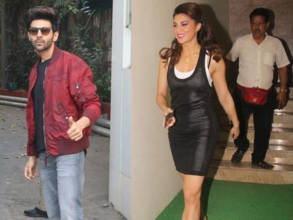Jacqueline Fernandez Looks Pretty In 80s Glam Avatar; Kartik Aaryan Is Snapped By The Paparazzi