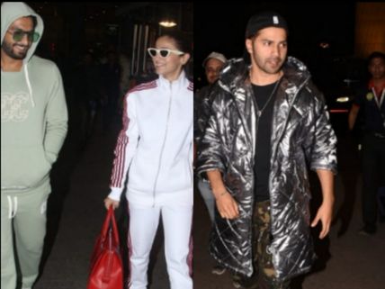 Ranveer Singh & Alia Bhatt Return From Berlin; Varun Dhawan Looks Like A Rock Star At The Airport