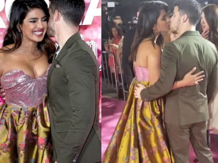 Isn't It Romantic Premiere: Priyanka Chopra- Nick Jonas Share A Kiss, Check Their PDA-Filled Pics!