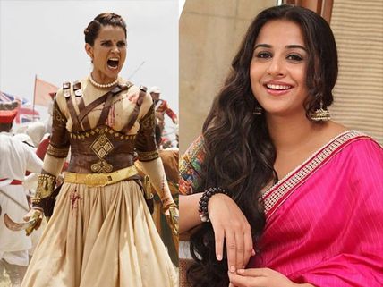 Kangana Ranaut Finds Support In Vidya Balan; Latter Showers Praises On Her Film 'Manikarnika'!