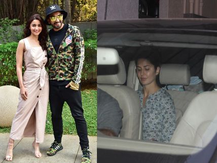 Alia Bhatt & Ranveer Singh Pose For Photos; Katrina Kaif Snapped By The Paparazzi