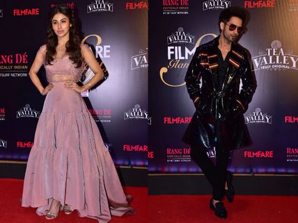 Shahid Kapoor Goes All Black At The Filmfare Glamour And Style Awards; Mouni Roy Looks Beautiful!