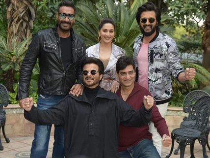 Total Dhamaal: Anil Kapoor, Madhuri Dixit And Others Pose For Pictures During The Film’s Promotions
