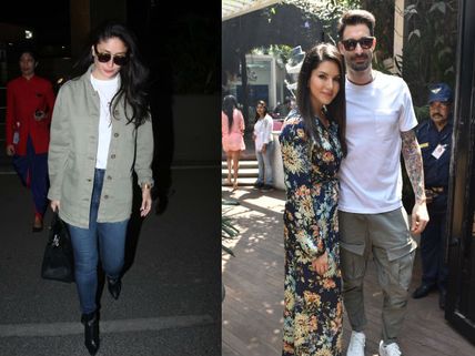 Kareena Kapoor Looks Glam At The Airport; Sunny Leone And Hubby Daniel Weber Pose For The Paps