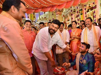 Photos: Chiranjeevi, Rajasekhar And Others Attend A Wedding In Bandla Ganesh's Family!