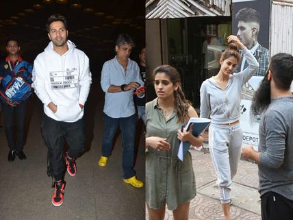 Varun Dhawan Looks Cool At The Airport; Disha Patani Snapped Wearing An Ultra Casual Outfit 