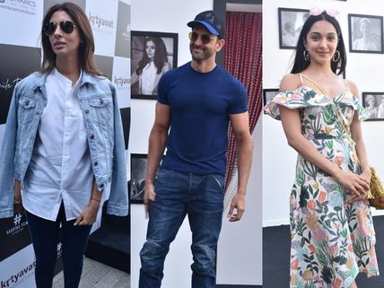 Hrithik Roshan, Shweta Nanda Bachchan, Kiara Advani At Vikram Phadnis’ Film Smile Please’ Muhurat