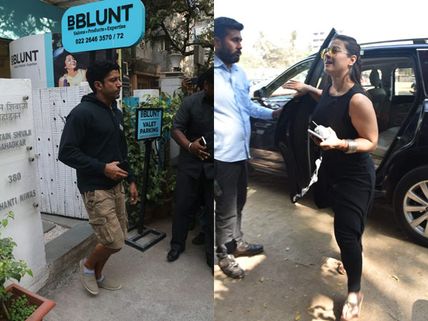 See Pictures: Kajol Spotted In The City; Farhan Akhtar Snapped After A Salon Session