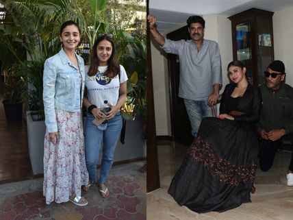 Alia Bhatt Goes Out For Lunch With A Friend; Cast Of Romeo Akbar Walter Promote The Movie