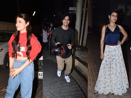 Radhika Madan, Ishaan Khatter, Fatima Sana Shaikh Attend Mard Ko Dard Nahi Hota Screening