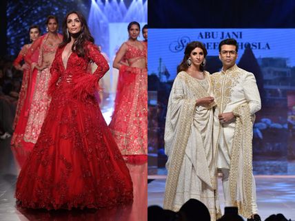 Pics! Malaika Arora, Shweta Nanda, Karan Johar & Other Celebs Look FABULOUS On The Ramp