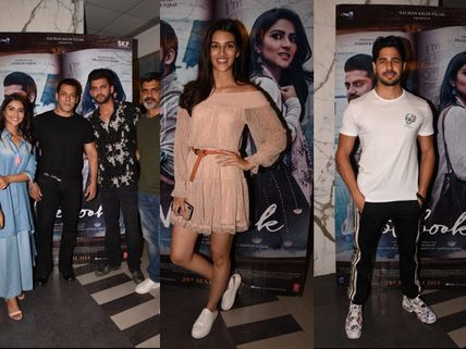 Notebook Screening Pictures: Salman Khan, Kriti Sanon, Sidharth Malhotra & Others Attend